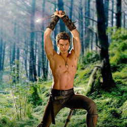 Craig Horner sin camiseta