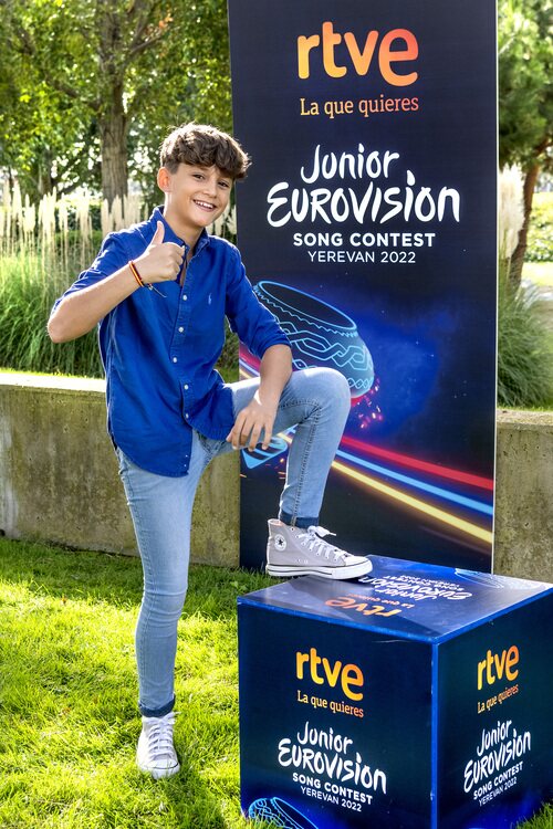 Presentación de Carlos Higes como representante español de Eurovisión Junior 2022