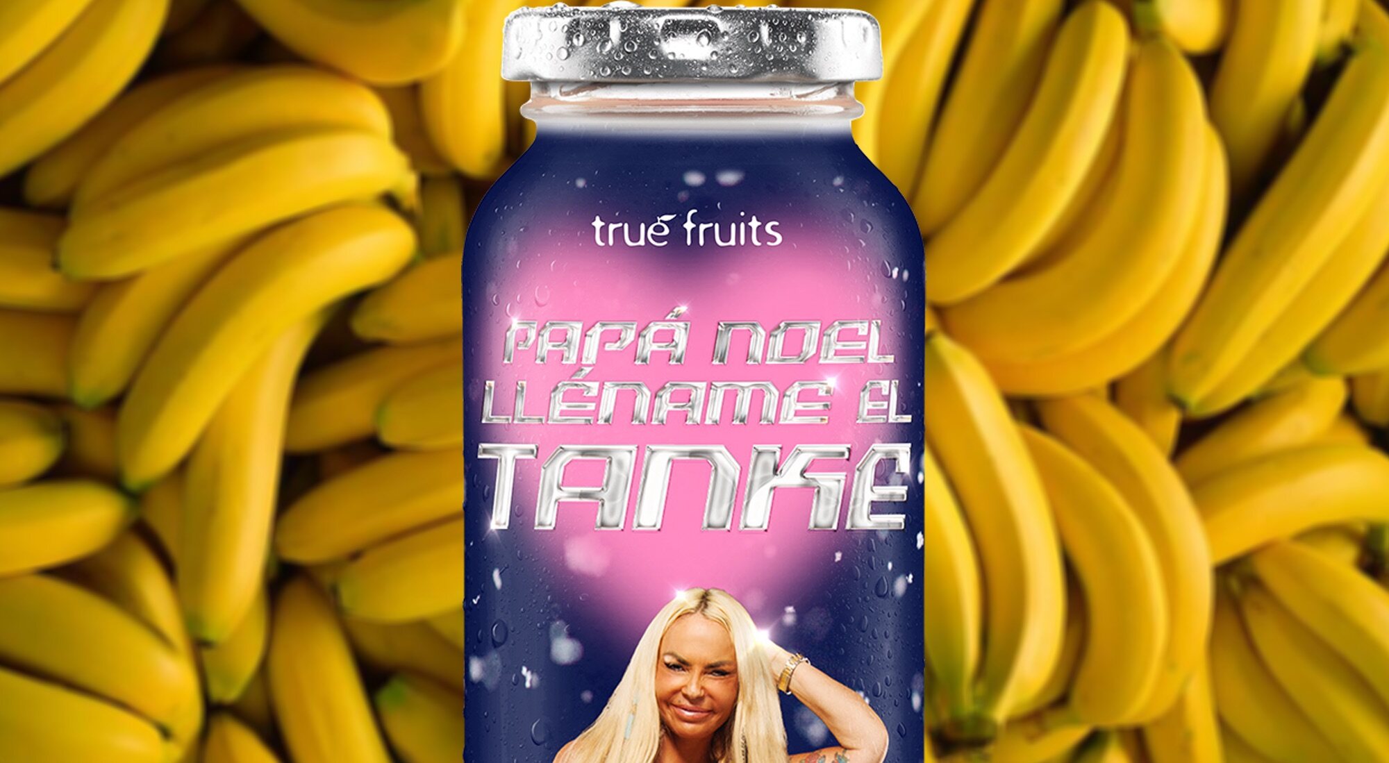 Leticia Sabater, imagen del smoothie purple de True Fruits