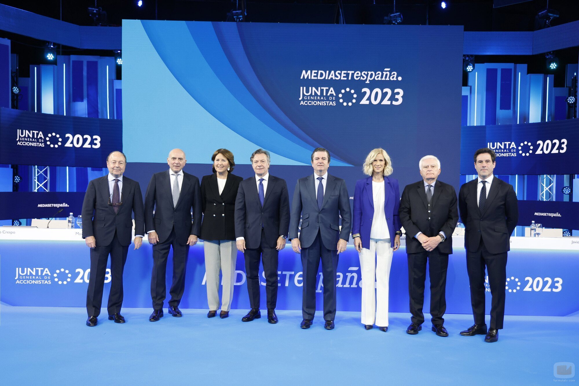 Los miembros de la Junta de Accionistas de Mediaset 2023