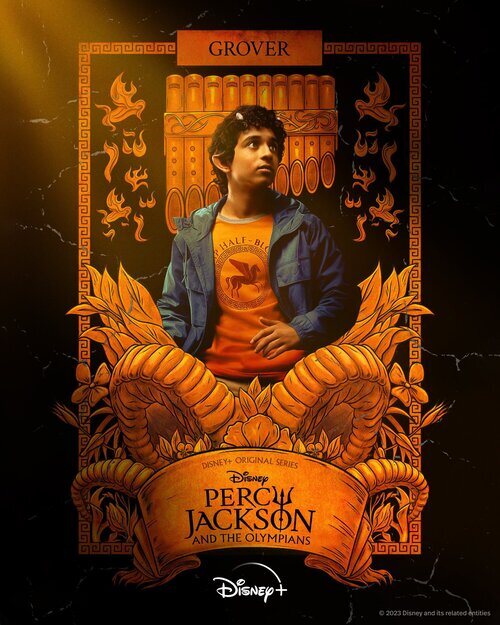 Póster de Grover en 'Percy Jackson y los dioses del Olimpo'