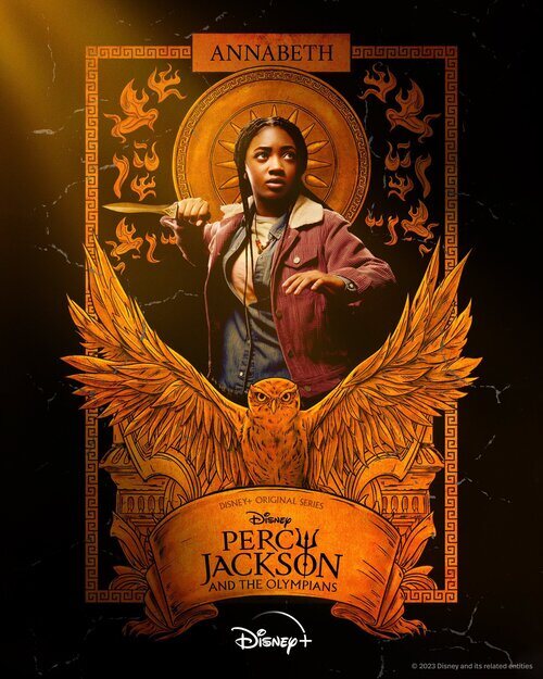 Póster de Annabeth en 'Percy Jackson y los dioses del Olimpo'