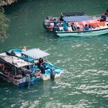 Barcos del rodaje de 'El Conquistador' de TVE