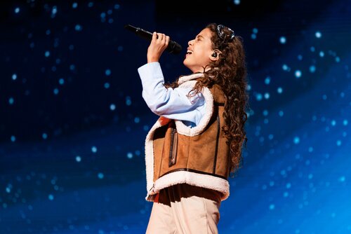 Primeras imágenes del ensayo de Sandra Valero en Eurovisión Junior 2023