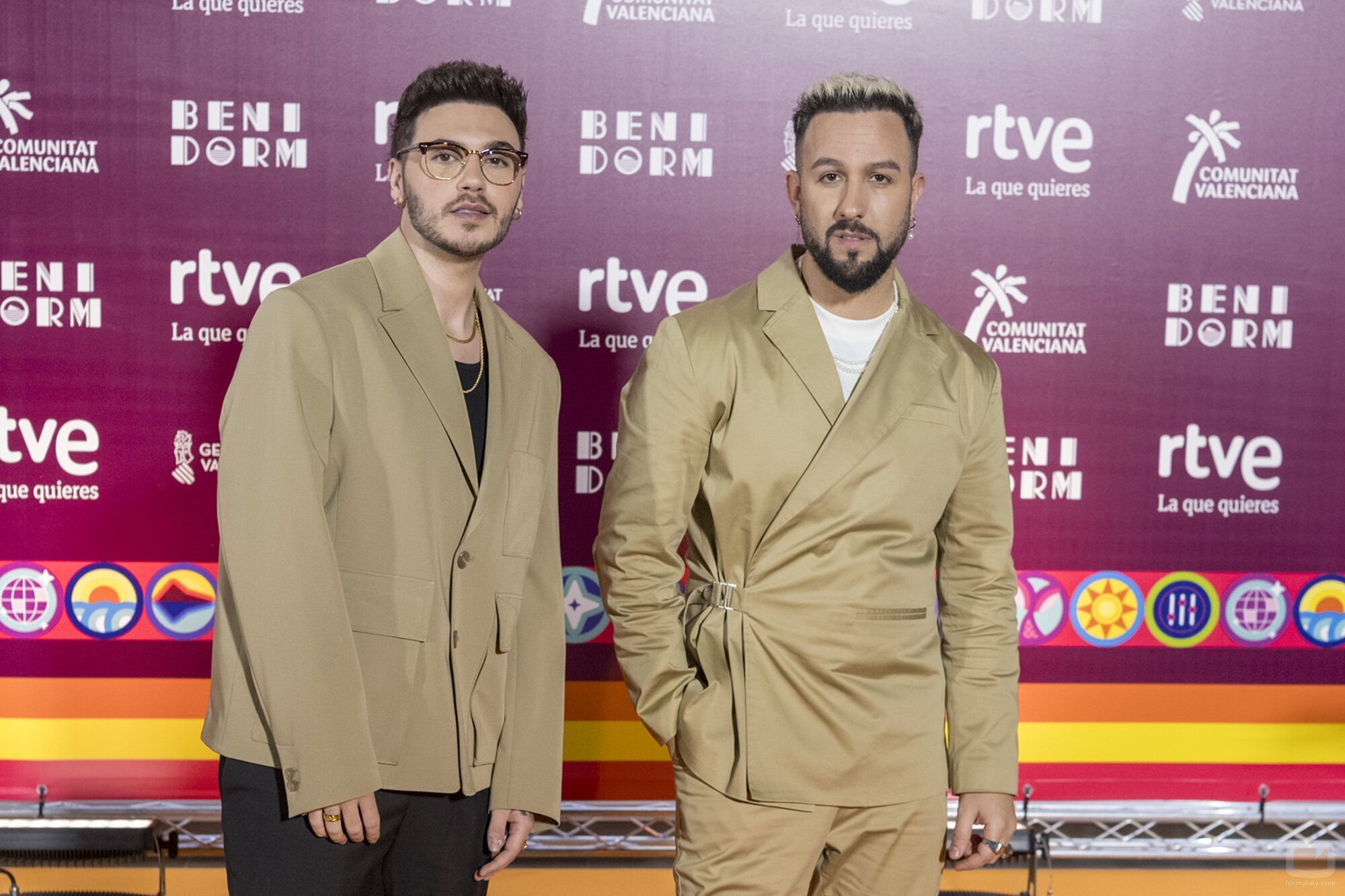 Lérica en la alfombra naranja del Benidorm Fest 2024