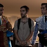Jason Fernández, Ricardo Gómez y Óscar Jaenada, en 'La suerte'