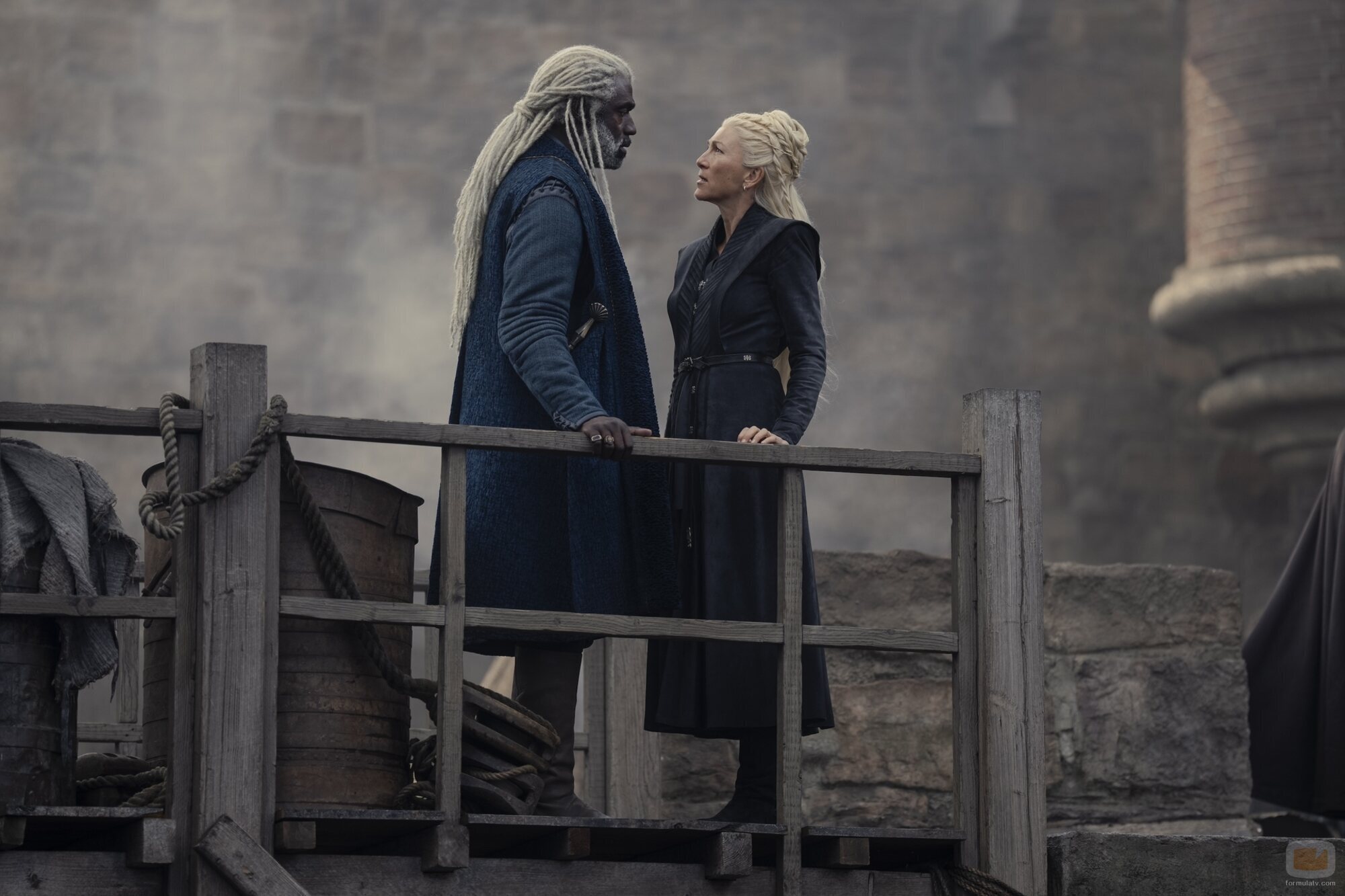 Corlys Velaryon y Rhaenys Targaryen en la segunda temporada de 'La Casa del Dragón'