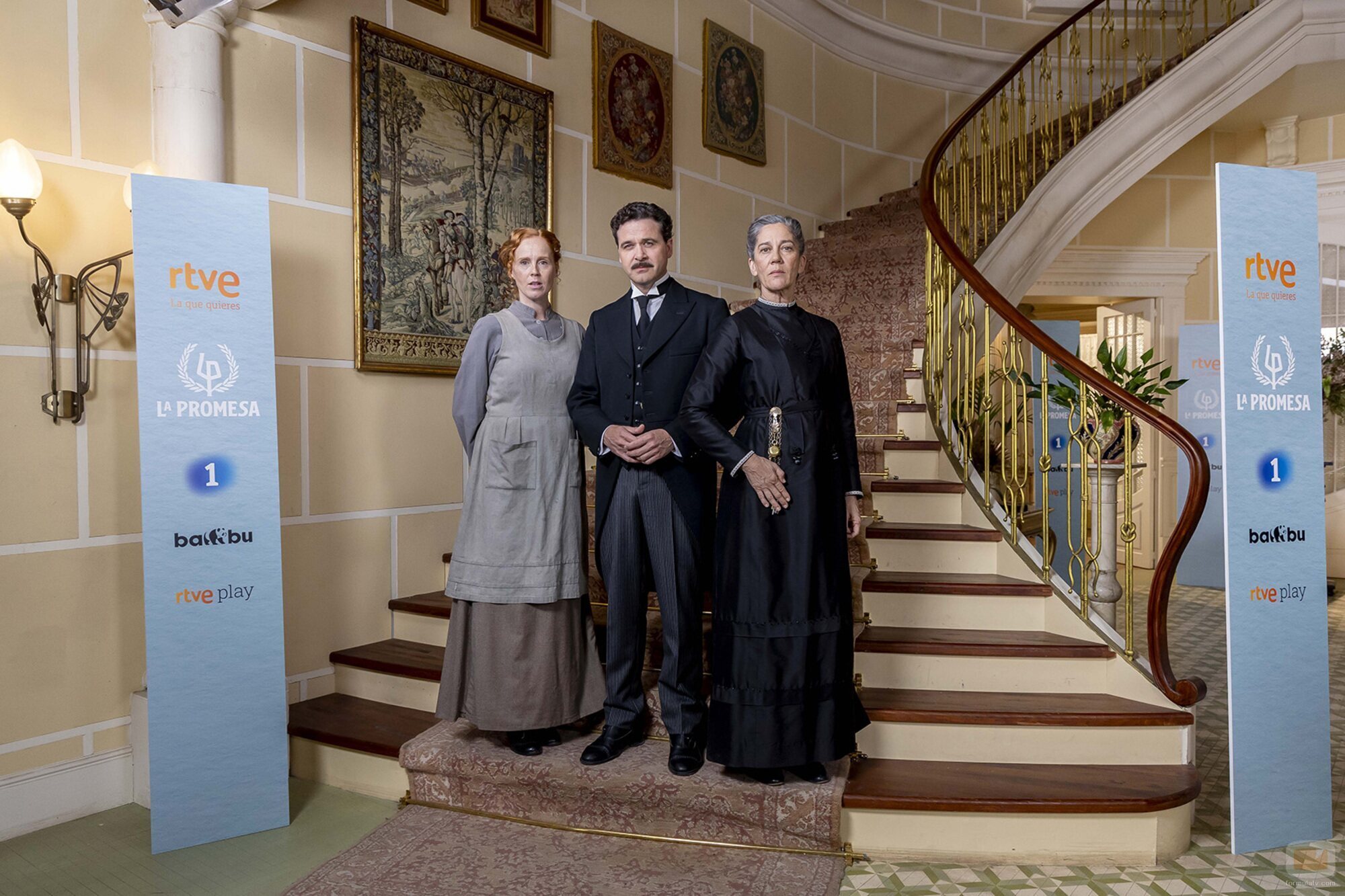 María Castro, Carlos de Austria y Marga Martínez son Pía, Ricardo y Petra en 'La promesa'