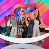 Los finalistas de 'OT 2023' en la rueda de prensa tras la final