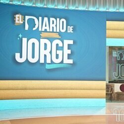 Pantalla del plató de 'El diario de Jorge'