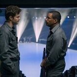 Laz Alonso y Jack Quaid en el 4x03 de 'The Boys'