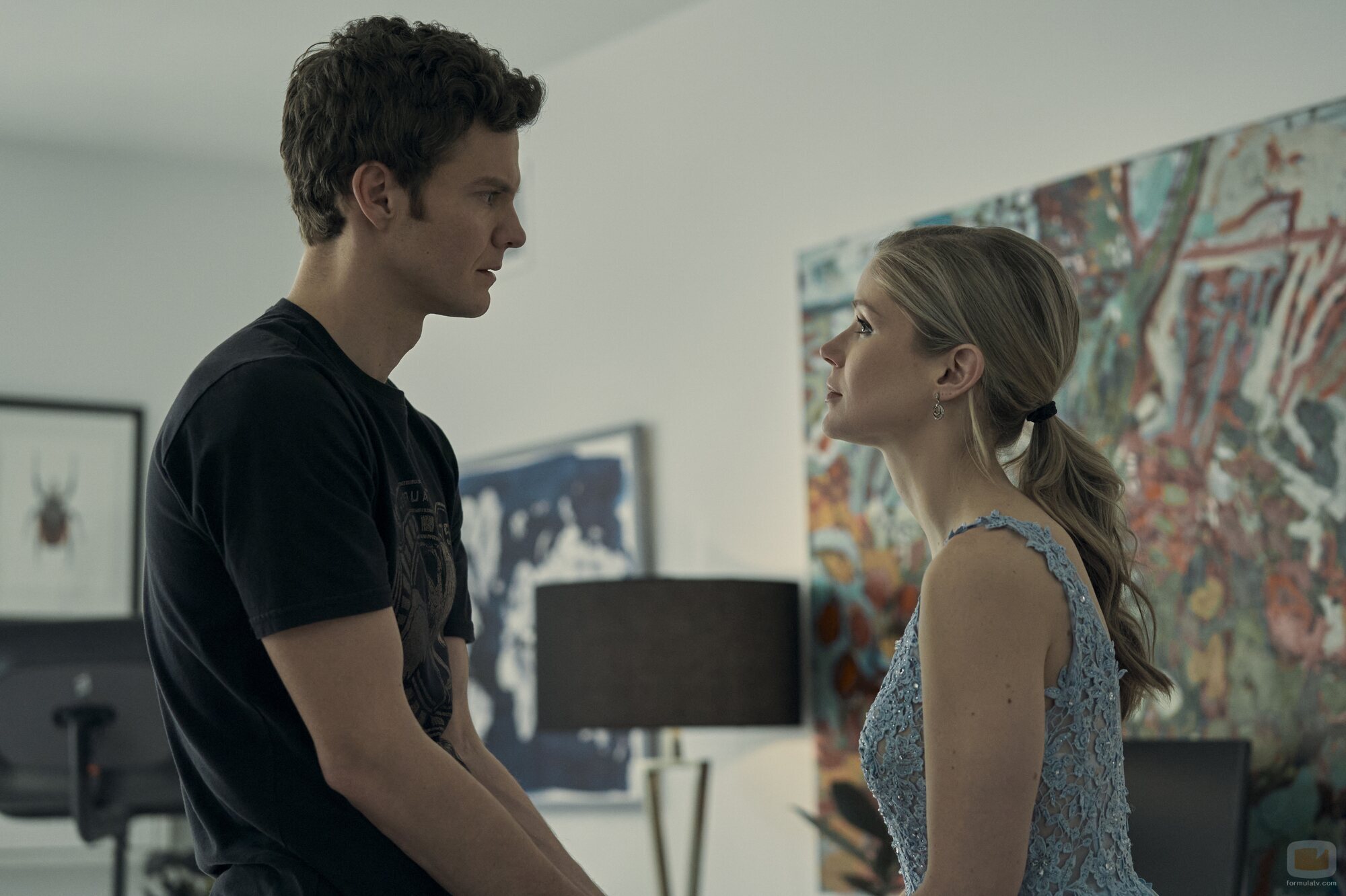 Erin Moriarty y Jack Quaid en 'Final de la 4.ª Temporada' de 'The Boys'