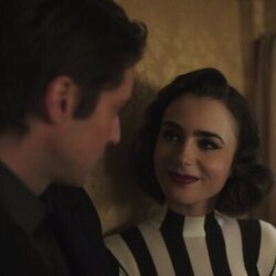 Lily Collins en el 4x03 de 'Emily in Paris'