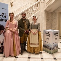 Marina Sabadell, Chechu Salgado y María Redondo en la presentación de 'Valle Salvaje'