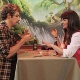 Griselda Siciliani y Esteban Lamothe en el 1x01 de 'Envidiosa'