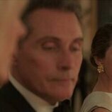 Keri Russell y Rufus Sewell en 'Acorazado' de 'La diplomática'