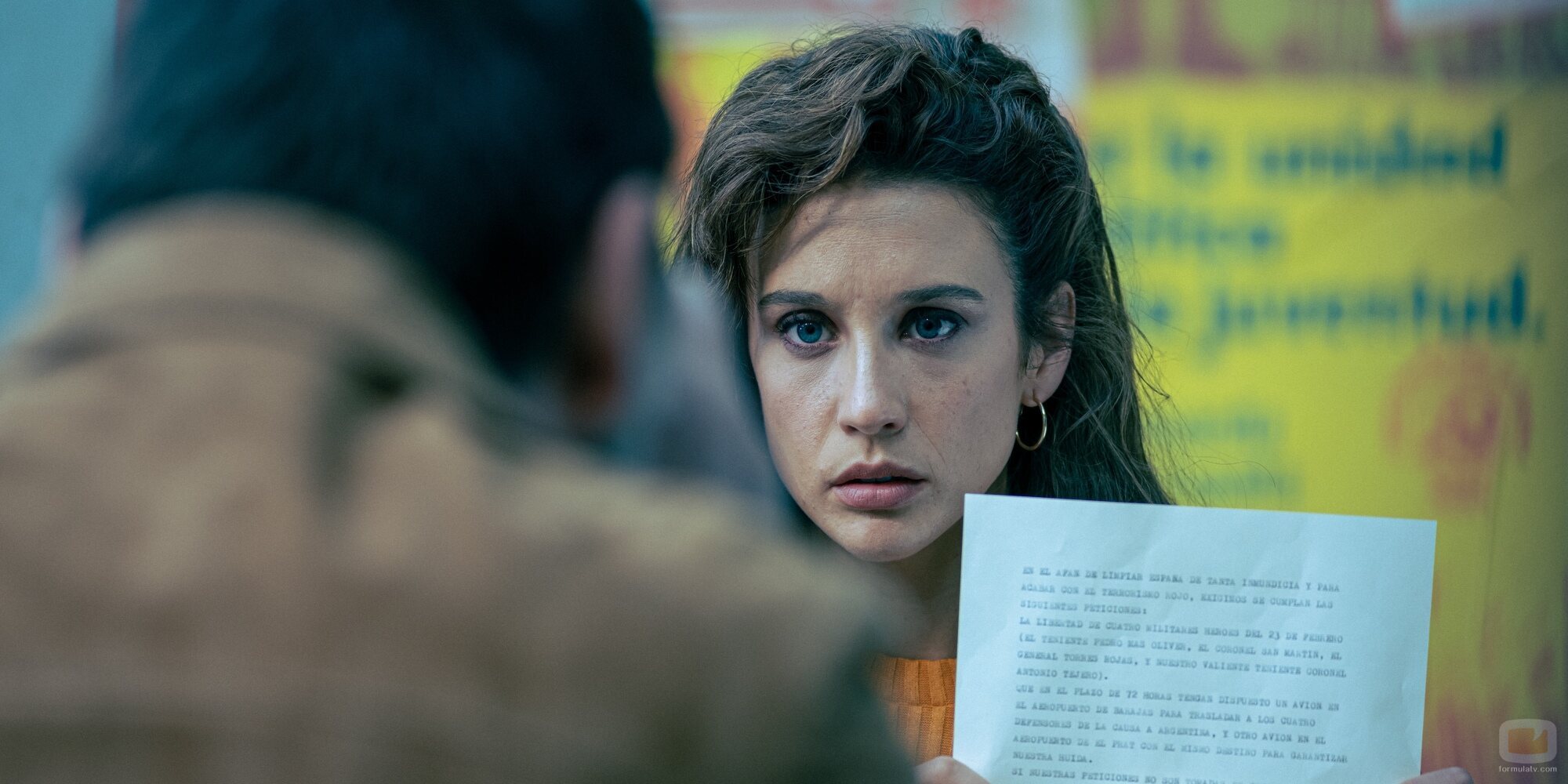 María Pedraza en el 1x01 de 'Asalto al Banco Central'