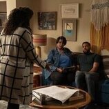 Teyonah Parris y O-T Fagbenle en 1x03 'Cartas de intenciones' de 'Fachadas'