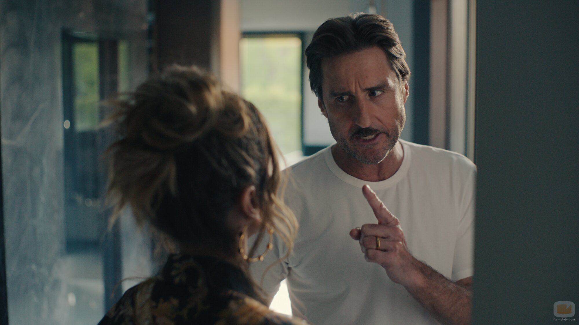 Escena de Luke Wilson en 'Problemas de base' de 'No Good Deed'