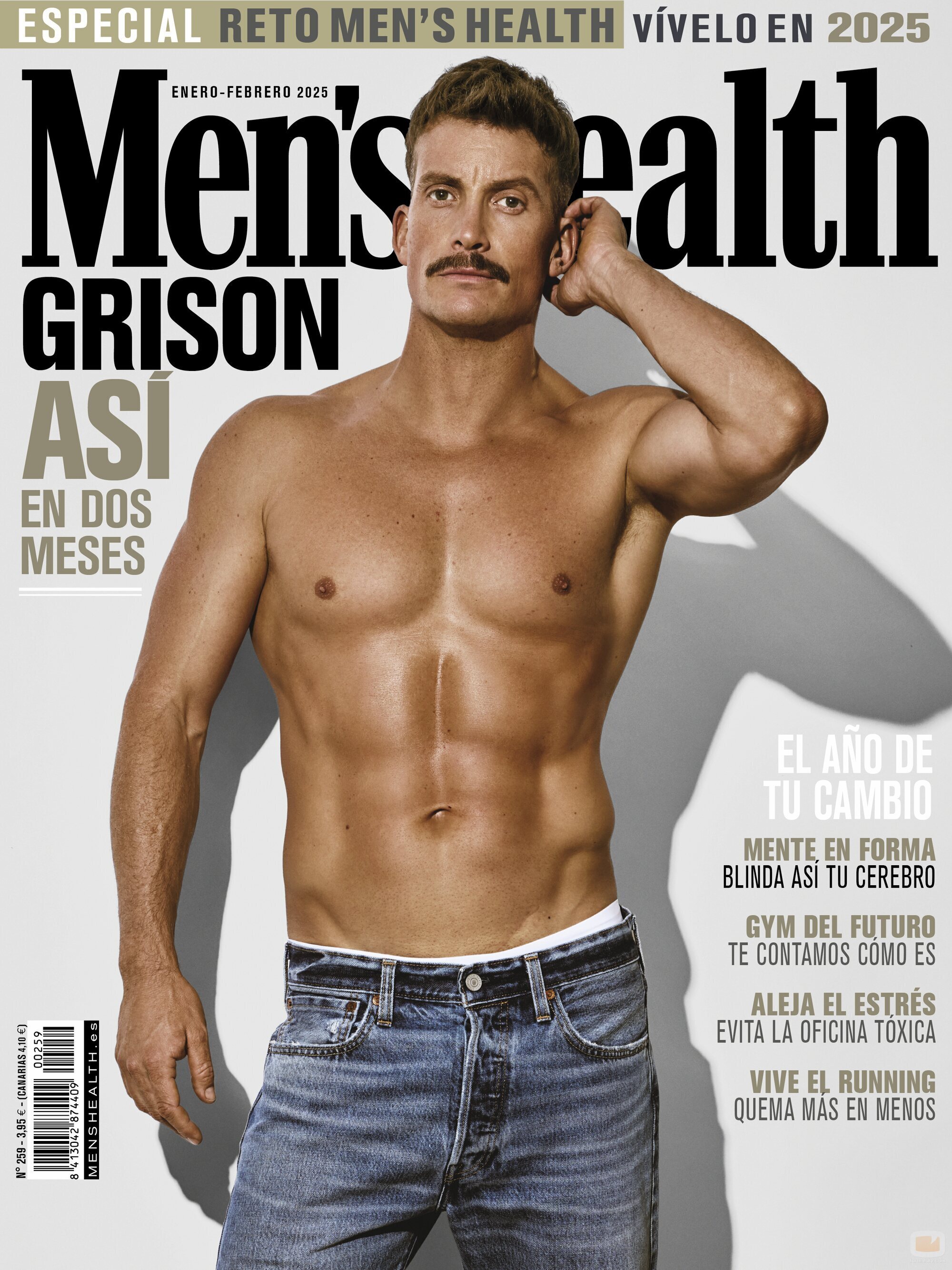 Portada de Grison ('La revuelta') en Men's Health