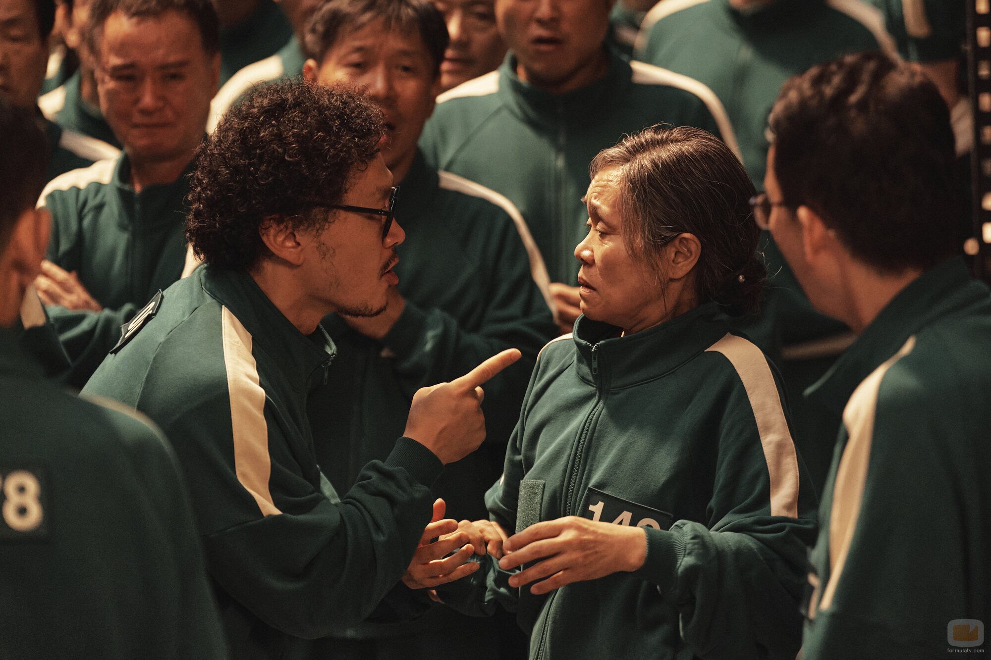 Yang Dong-geun y Kang Ae-shim en el 2x03 de 'El juego del calamar'