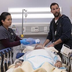Noah Wyle en Capítulo 3 titulado '9:00 A.M.' de 'The Pitt'
