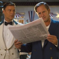 Josh Lucas y Ricky Martin en 'Maxine toma las riendas' de 'Palm Royale'