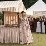 Emma Naomi en 3x03 'Fuerzas de la naturaleza' de 'Los Bridgerton'