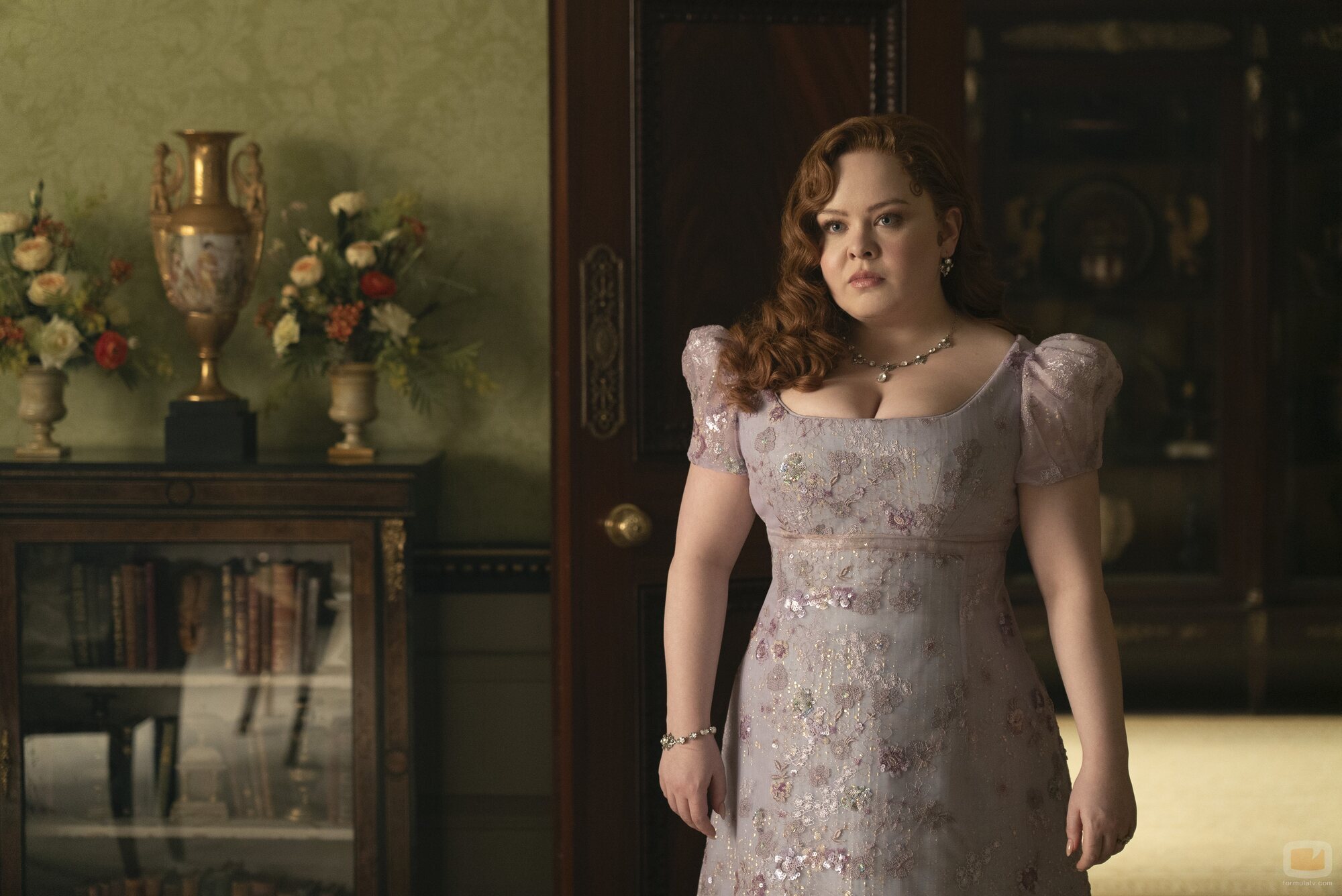 Nicola Coughlan en el 3x08 de 'Los Bridgerton'
