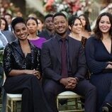 Arjay Smith y Mekia Cox en 6x02 'El martillo' de 'The Rookie'