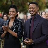 Arjay Smith y Mekia Cox en 'El martillo' de 'The Rookie'