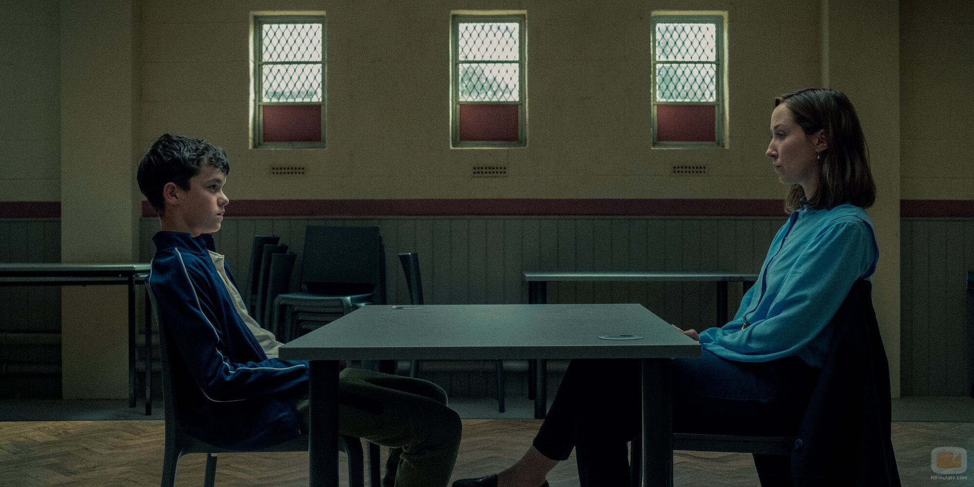 Erin Doherty y Owen Cooper en el 1x03 de 'Adolescence'