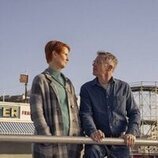 Cynthia Nixon y David Eigenberg en 'La última cena, segunda parte: principal' de 'And Just Like That...'