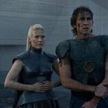 Lee Pace y Laura Birn en 'La última emperatriz' de 'Fundación'