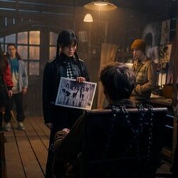 1x08 'Una bandada de tristeza' de 'Miércoles'