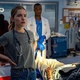Willa Fitzgerald y Jessie Usher en 'Homestead' de 'Pulse'