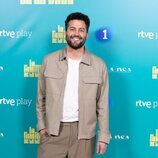 Javier de Hoyos posa en la presentación de 'La familia de la tele'
