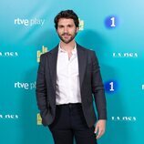 Ignacio Guío posa en la presentación de 'La familia de la tele'