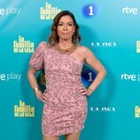 Silvia Taulés posa en la presentación de 'La familia de la tele'