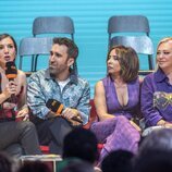 Los presentadores de 'La familia de la tele' en la rueda de prensa
