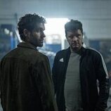 Tamar Novas y Xose Antonio Touriñán en Capítulo 7 titulado 'Episodio 7' de 'Clanes'