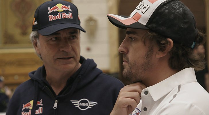 Carlos Sainz y Fernando Alonso