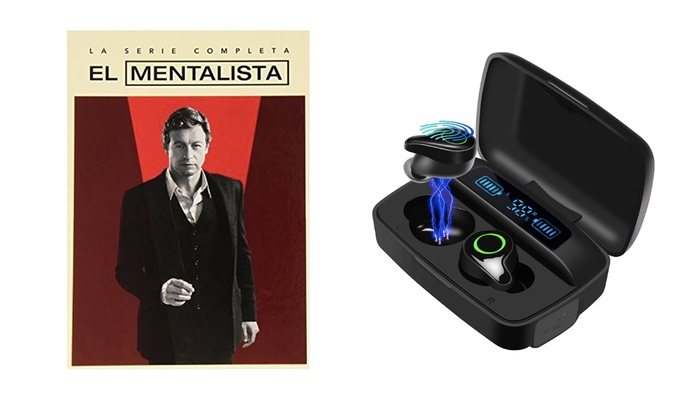 Pack de 'El mentalista' y auriculares Moosen