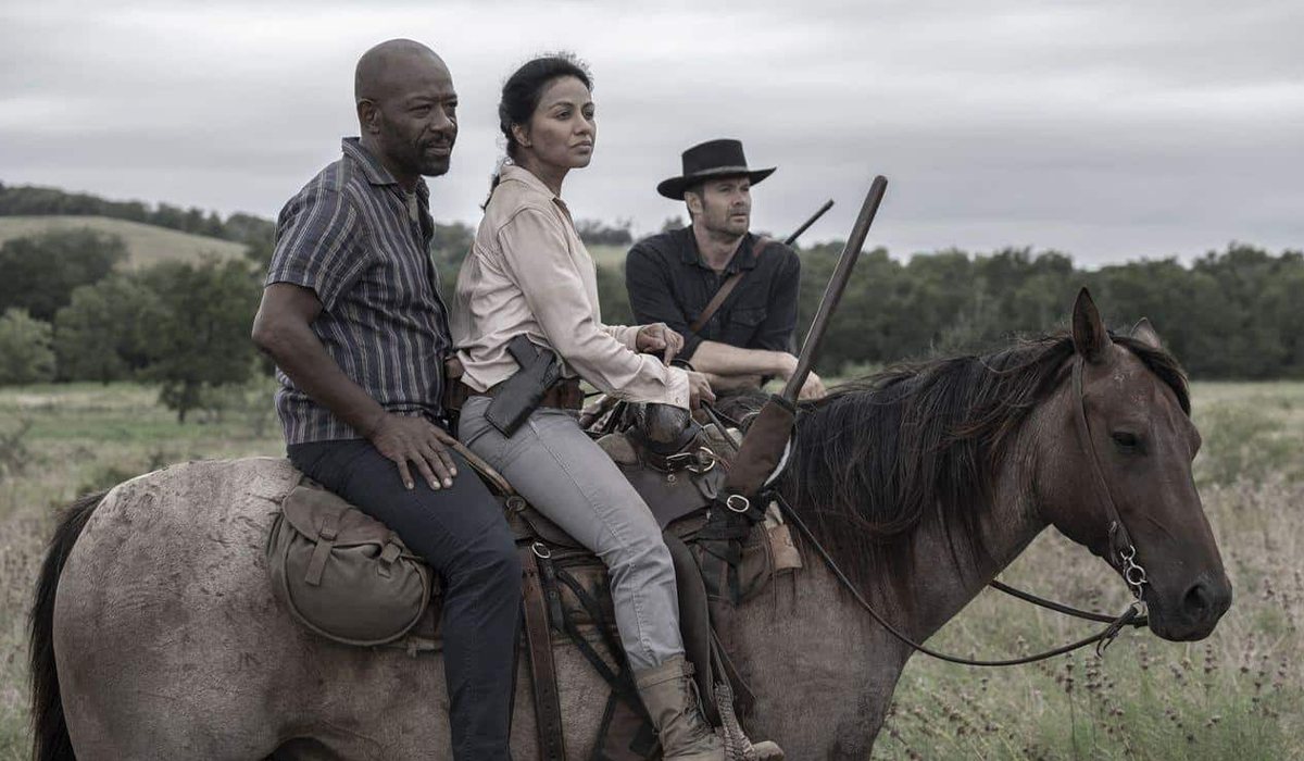 Morgan y Grace en 'Fear The Walking Dead'