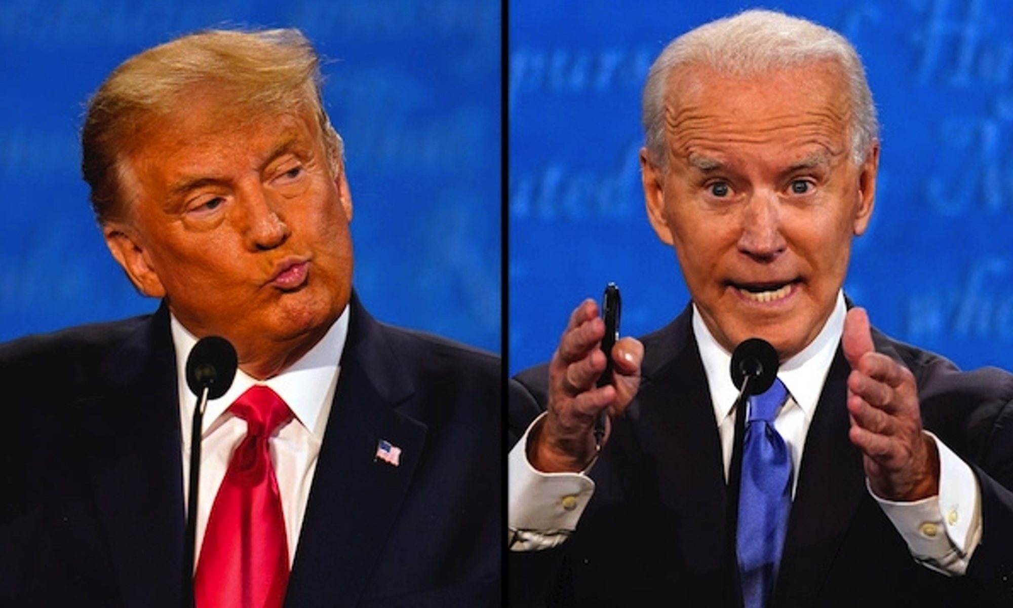 Donald Trump y Joe Biden