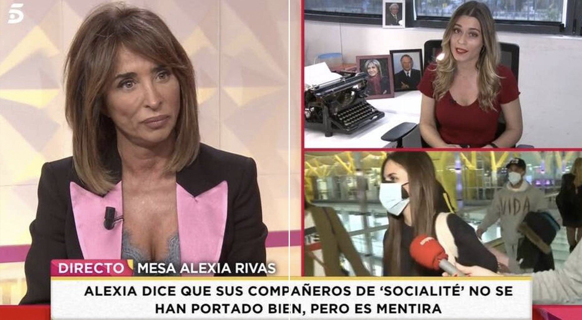 María Patiño y una de las compañeras de Alexia Rivas en 'Socialité'