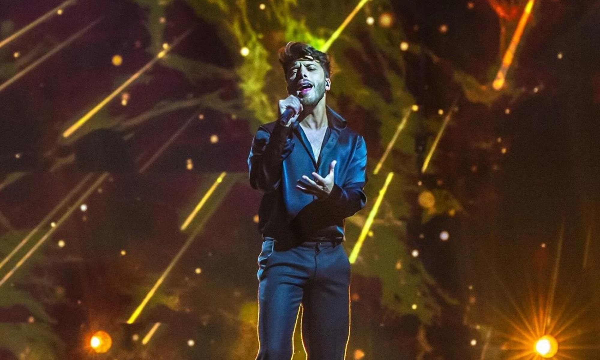 Blas Cantó en su primer ensayo en Eurovisión 2021