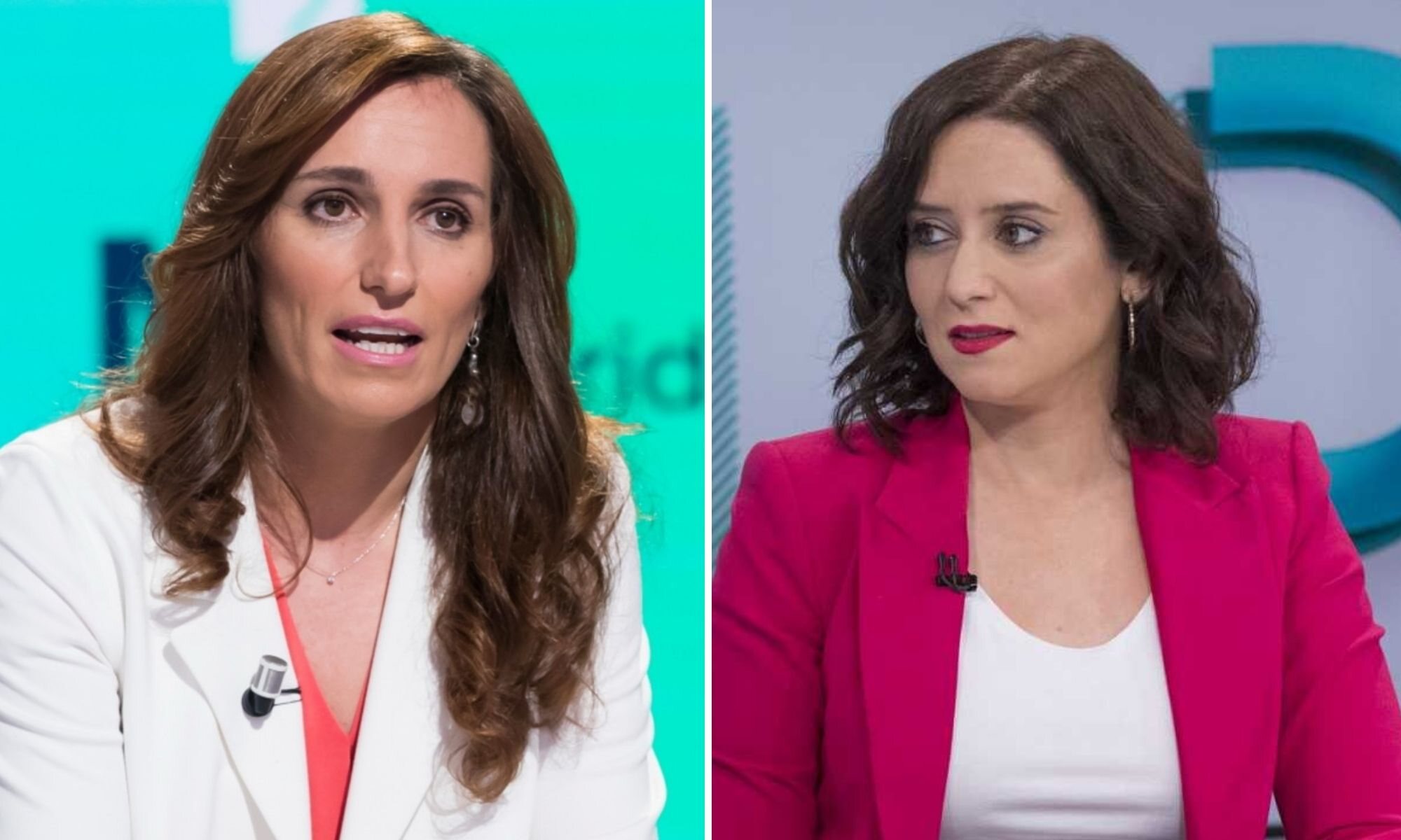 Mónica García e Isabel Díaz Ayuso