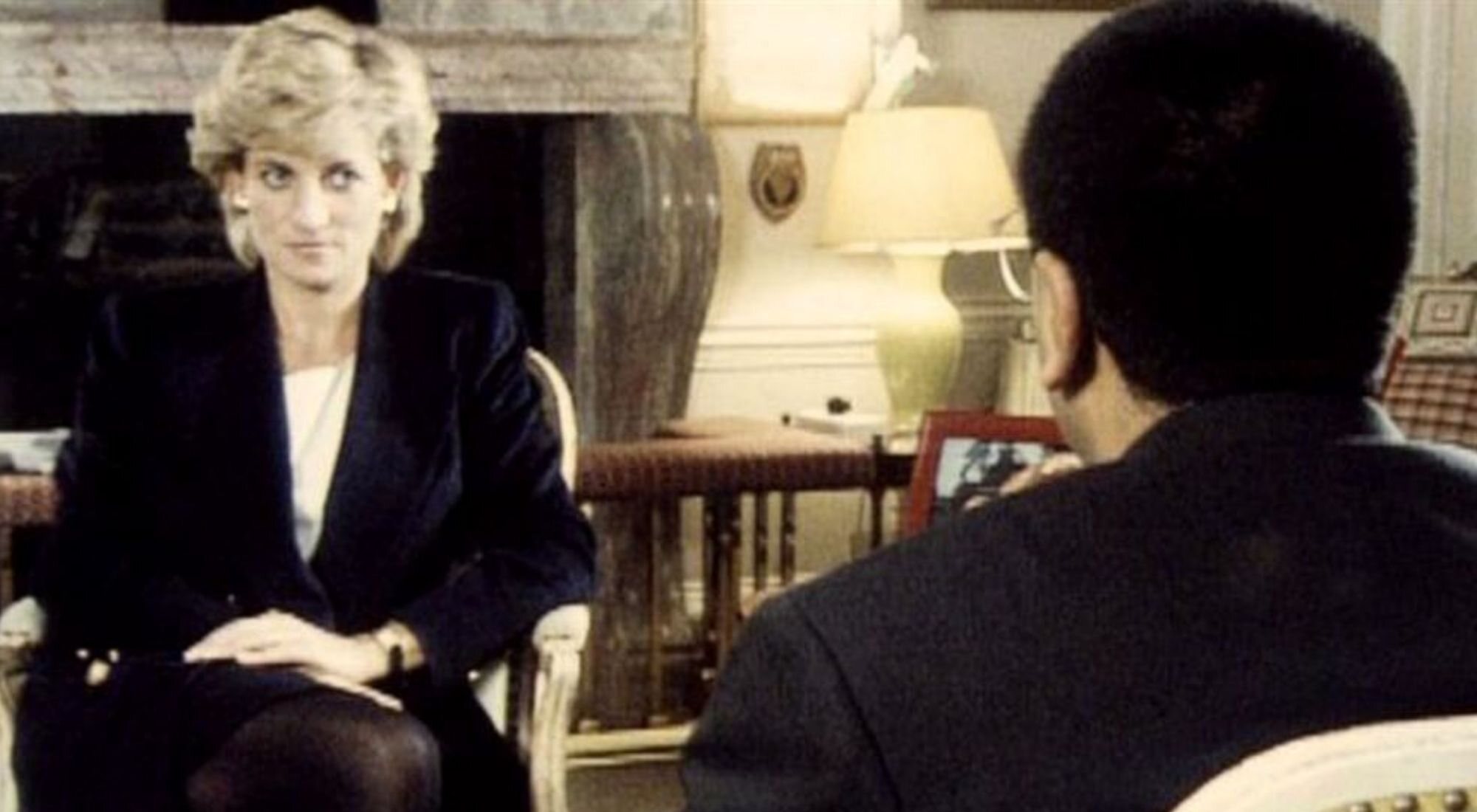 Diana de Gales y Martin Bashir, en 'Panorama'