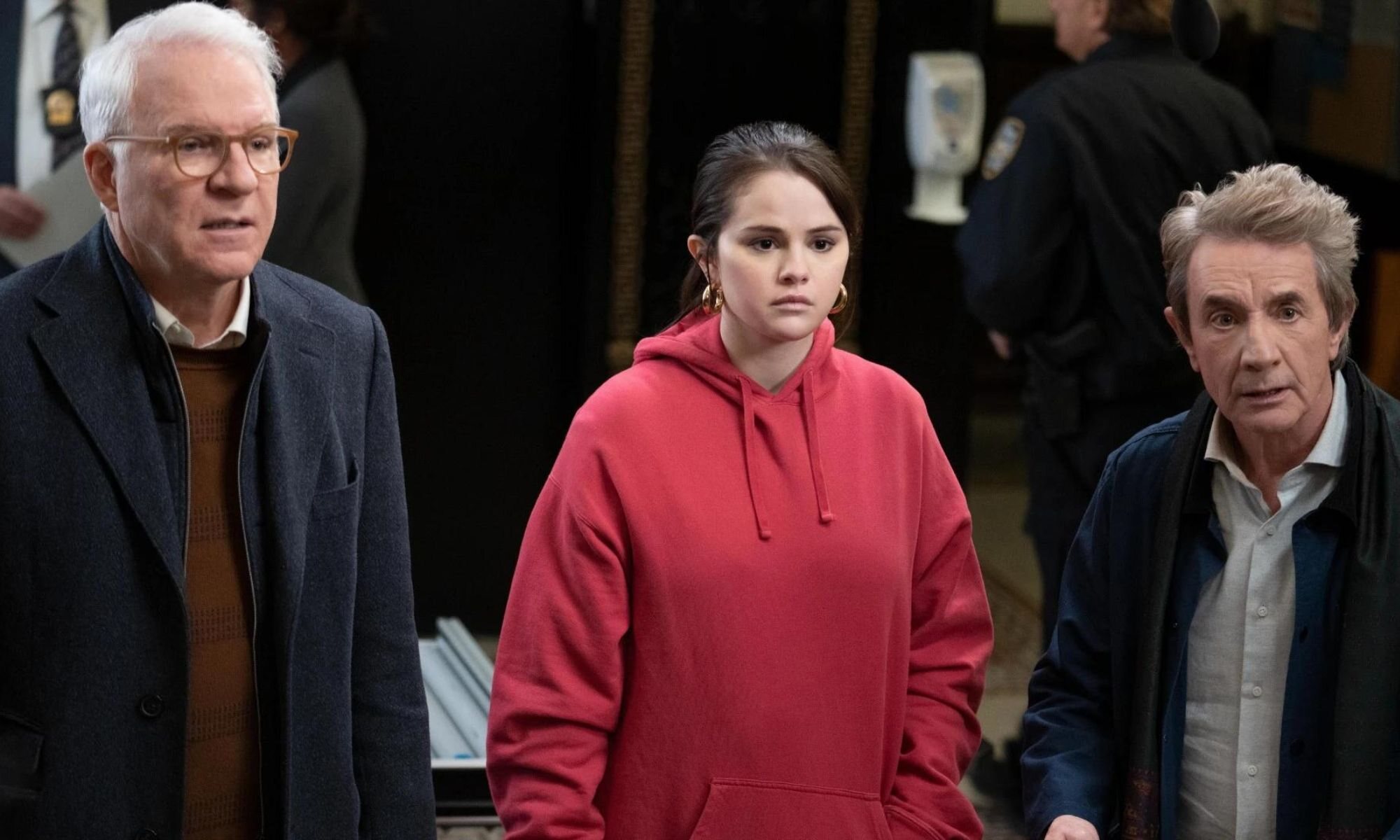 Steve Martin, Selena Gomez y Martin Short en 'Solo asesinatos en el edificio'